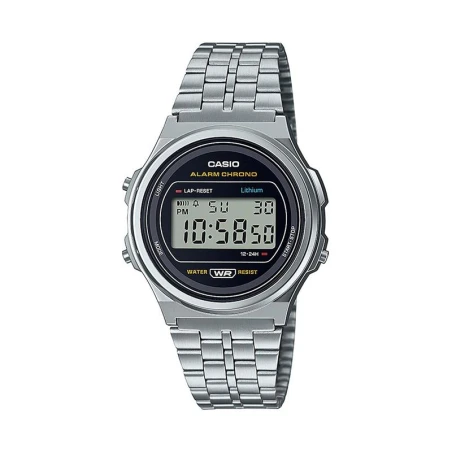Reloj Casio Vintage Plateado Hombre Digital A171WE-1AEF