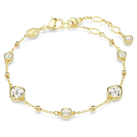 Pulsera Swarovski Imber Baño Oro y Cristales Blancos 5680094