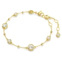 Pulsera Swarovski Imber Baño Oro y Cristales Blancos 5680094