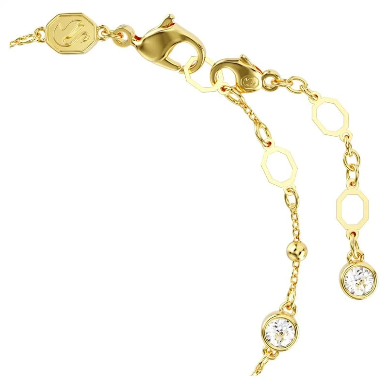 Pulsera Swarovski Imber Baño Oro y Cristales Blancos 5680094