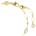 Pulsera Swarovski Imber Baño Oro y Cristales Blancos 5680094