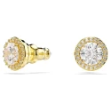 Pendientes Swarovski Una Angelic Baño Oro y Cristales Blancos 5686637