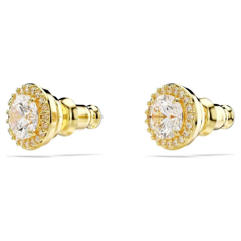 Pendientes Swarovski Una Angelic Baño Oro y Cristales Blancos 5686637
