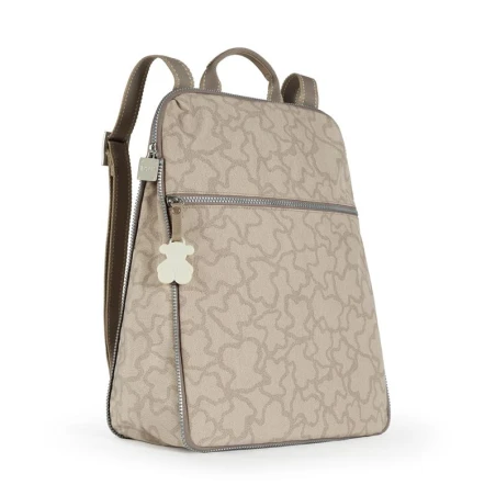 Mochila TOUS Kaos New Colores de Nylon en color Piedra. 695810040