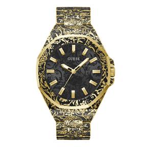 Reloj Guess Roar Dorado y Negro Analógico Hombre GW0700G1