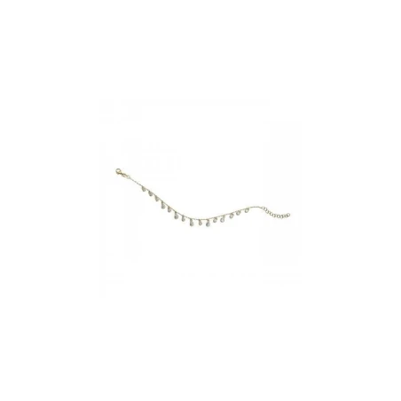 Pulsera Itemporality Gotas y Círculos Plata Baño Oro y Circonitas Blancas SBR-201-113-UU