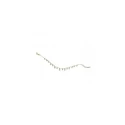 Pulsera Itemporality Gotas y Círculos Plata Baño Oro y Circonitas Blancas SBR-201-113-UU