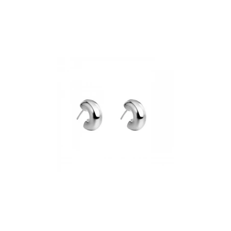 Pendientes Itemporality Rizzo Semi Aro Plata Baño Rodio SEA-100-394-UU