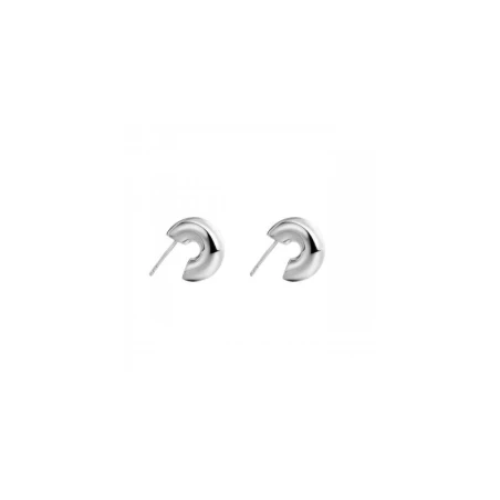 Pendientes Itemporality Rizzo Semi Aro Plata Baño Rodio SEA-100-394-UU