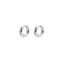 Pendientes Itemporality Rizzo Aro Plata Baño Rodio SEA-100-395-UU