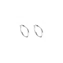 Pendientes Itemporality Rizzo Aro Plata Baño Rodio SEA-100-397-UU