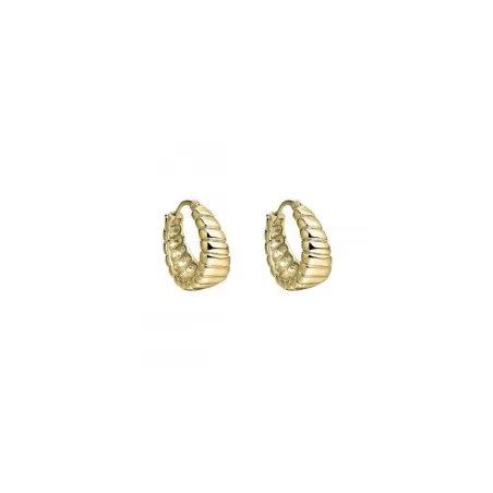 Pendientes Itemporality Rizzo Aro Piramidal Gusano Plata Baño Oro SEA-200-402-UU