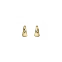 Pendientes Itemporality Rizzo Aro Piramidal Gusano Plata Baño Oro SEA-200-402-UU
