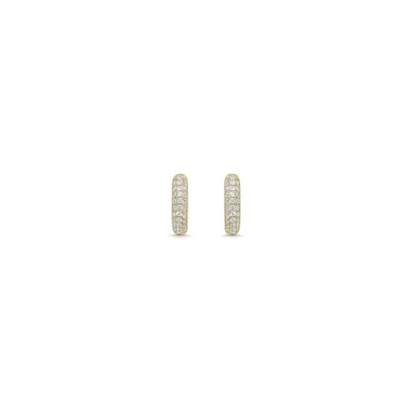 Pendientes Itemporality Deborah Aro Plata Baño Oro y Circonitas Blancas SEA-201-385-UU