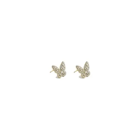 Pendientes Itemporality Fika Mariposa Plata Baño Oro y Circonitas Blancas SEA-201-386-UU