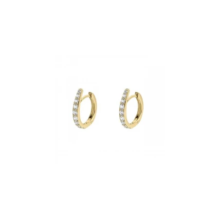 Pendientes Itemporality Join Aros Plata Baño Oro y Circonitas Blancas SEA-201-403-UU