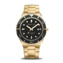 Reloj Bering Classic Dorado y Negro Analógico Hombre 18940-732