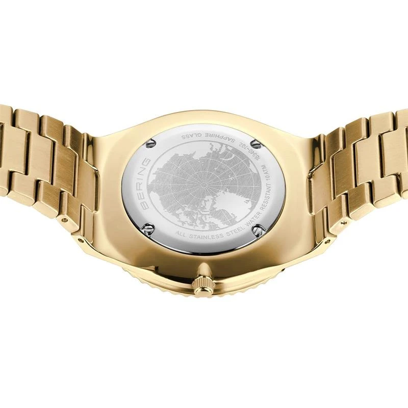 Reloj Bering Classic Dorado y Negro Analógico Hombre 18940-732