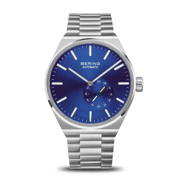 Reloj Bering Automatic Plateado y Azul Automático Hombre 19441-707