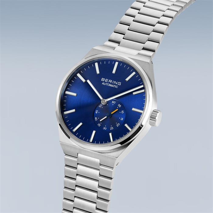 Reloj Bering Automatic Plateado y Azul Automático Hombre 19441-707