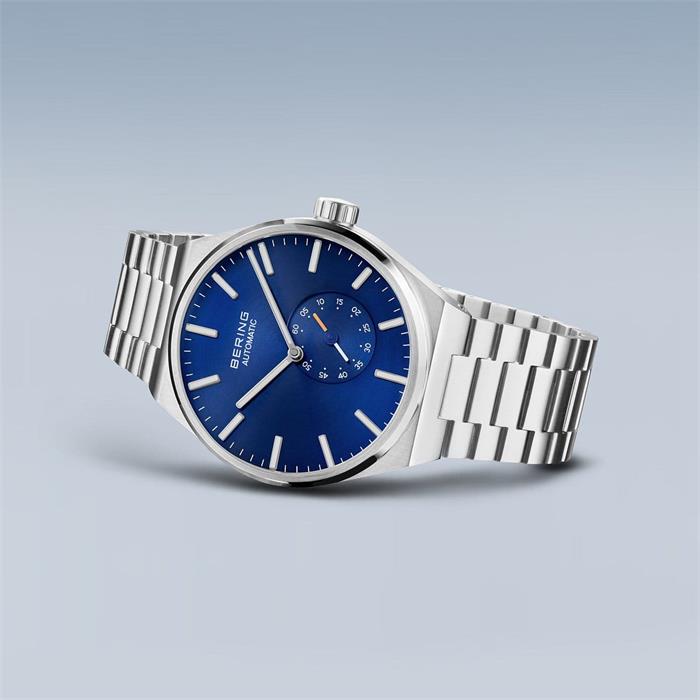 Reloj Bering Automatic Plateado y Azul Automático Hombre 19441-707