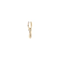 Pendiente Aro Individual PdPaola PopCorn Jupiter Plata Baño Oro PG01-339-U