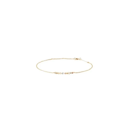 Pulsera PdPaola Lotus Plata Baño Oro y Circonitas Multicolor PU01-845-U