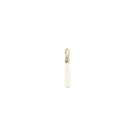 Colgante PdPaola Aqua Large Drop Plata Baño Oro y Cristal de Roca PE01-081-U