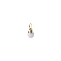 Colgante PdPaola Aqua Riviera Plata Baño Oro y Agata Azul PE01-084-U