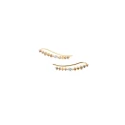 Pendientes Trepadores PdPaola Lotus Plata Baño Oro y Circonitas Multicolor AR01-C79-U