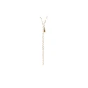 Collar PdPaola Tessa plata Baño Oro Cadena y Gota Plata Baño Oro CO01-975-U