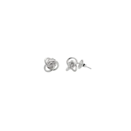 Pendientes Vidal&Vidal Nudo Baño Rodio y Circonita Q2335C