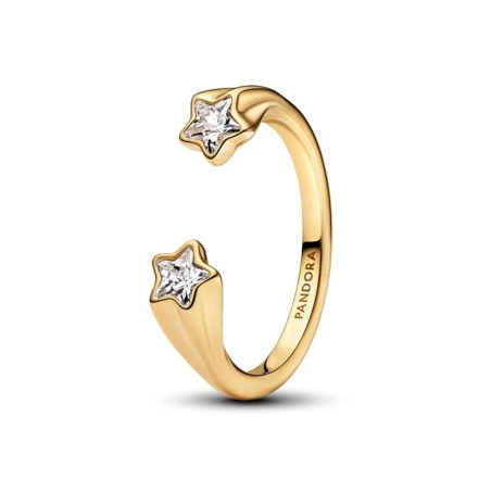 Anillo Pandora Estrellas Fugaces Baño Oro 163582C01
