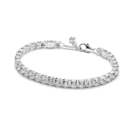 Pulsera Pandora Tenis Ancha Brillante 593539C01