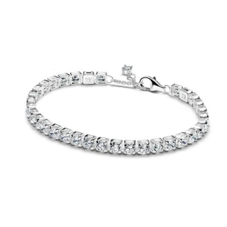 Pulsera Pandora Tenis Ancha Brillante 593539C01