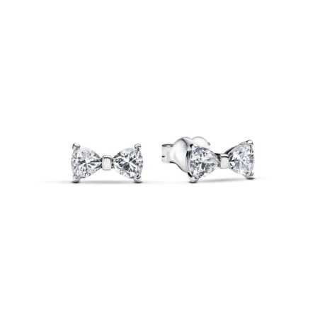 Pendientes Pandora Lazo Brillante 293542C01
