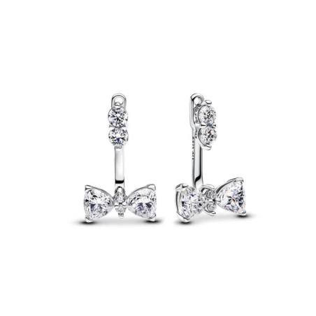 Pendientes Colgantes Pandora Lazo Brillante 293543C01
