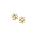 Pendientes Agatha Paris Sol Baño Oro y Perla 02380702-294-TU