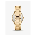 Reloj Michael Kors Slim Runway Dorado Analógico MK7472