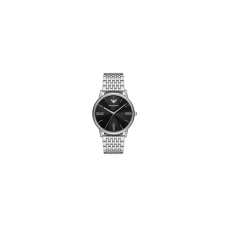 Reloj Armani Minimalist Plateado y Negro Analógico Hombre AR11600