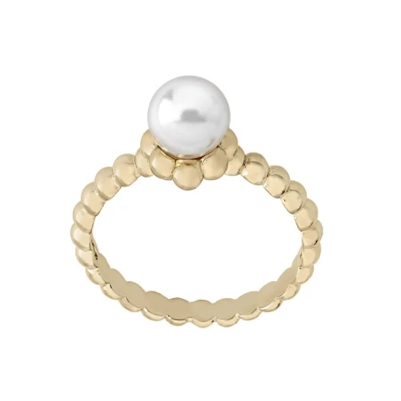 Anillo Majorica Mujer Plata Baño Oro y Perla 7mm 14388.01.1.919.010.1