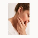 Pendientes Le Carré Aros Oro Amarillo 18kt y Diamantes GB100OA.00