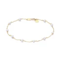 Pulsera Le Carré Oro Amarillo 18kt y Perlas Cultivadas GC018OA.00