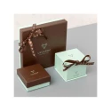 Gargantilla Le Carré Cruz Oro Blanco 18kt y Diamantes GD039OB.00