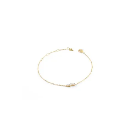 Pulsera Guess Jardin Plata Baño Oro y Circonitas Blancas JSBB04479JWYGS