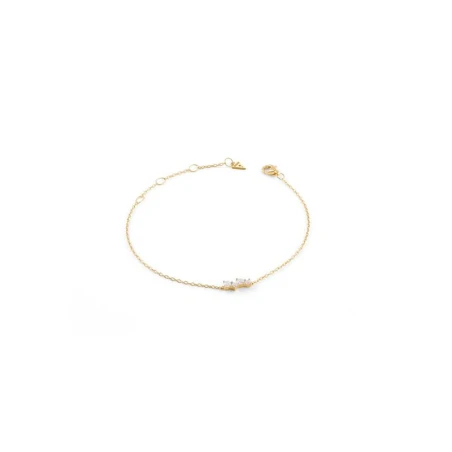 Pulsera Guess Jardin Plata Baño Oro y Circonitas Blancas JSBB04479JWYGS