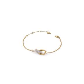 Pulsera Guess Zapestnica Plata Baño Oro y Circonitas Blancas JSBB04547JWYGS