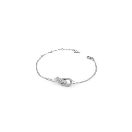 Pulsera Guess Zapestnica Plata Baño Rodio y Circonitas Blancas JSBB04551JWRHS