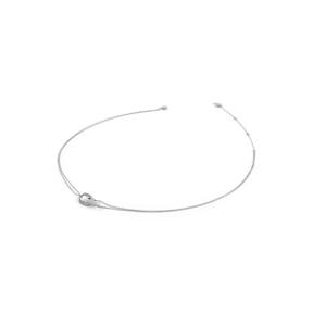 Gargantilla Guess Nuances Plata Baño Rodio y Circonitas Blancas JSBN04550JWRHT-U