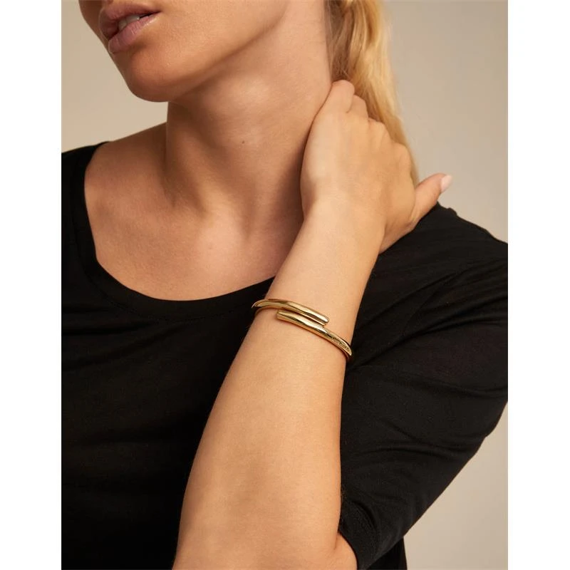 Pulsera UNOde50 Meeting Poing Baño Oro PUL2187ORO0000L